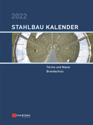 cover image of Stahlbau-Kalender 2022